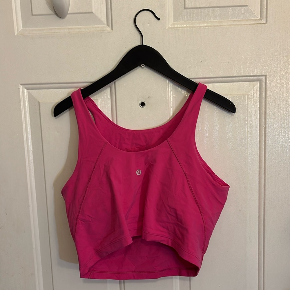 Lululemon Align Tank High Neck, Sonic Pink, Size 14 - Picture 2 of 5